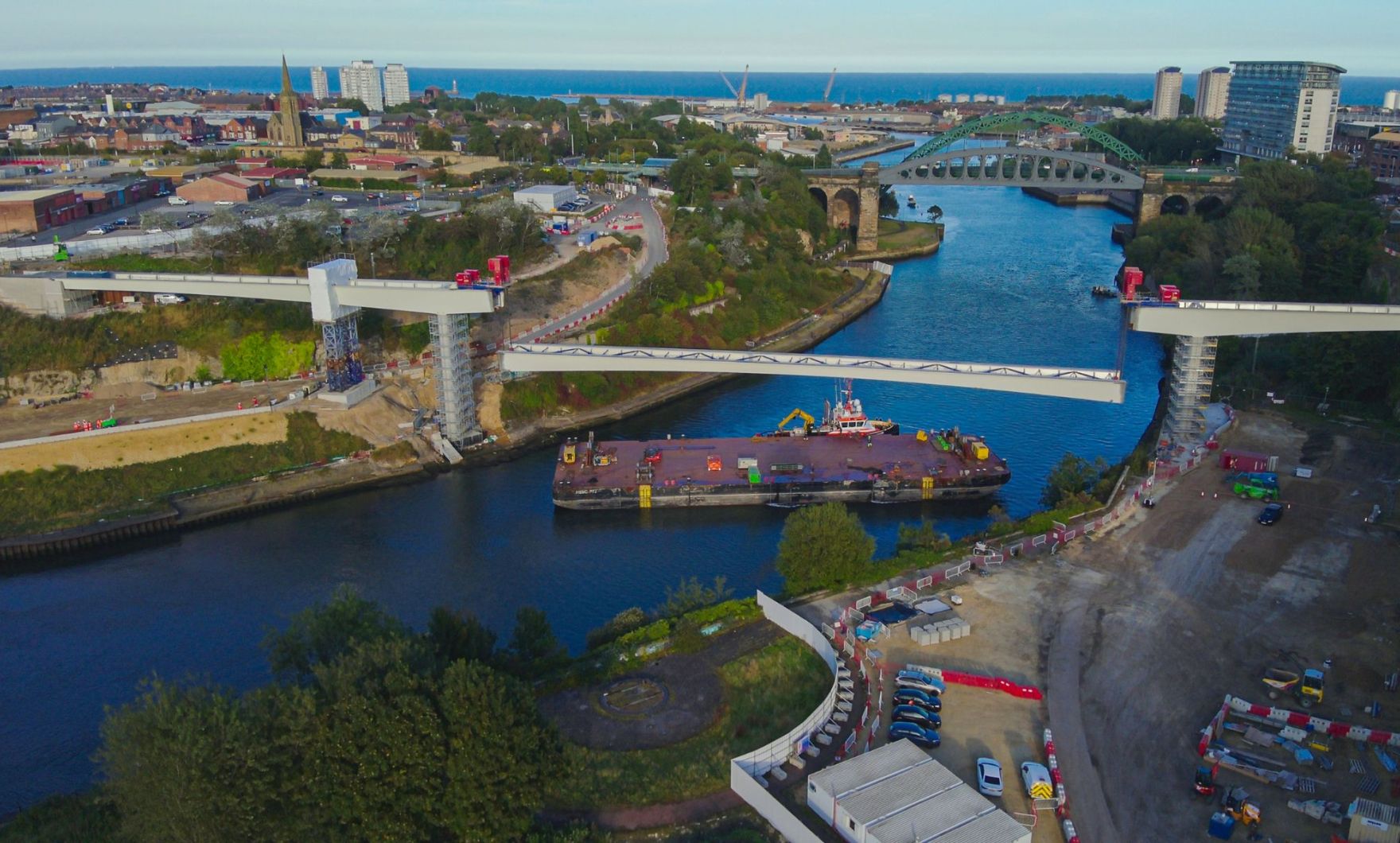 New Wear High-Level Footbridge