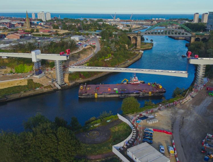 New Wear High-Level Footbridge